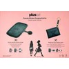 PLUSUS Premium Wireless Charging Pad Mat & Charging Wallet Leather