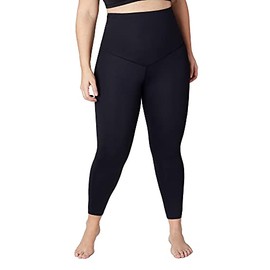 CURVEEZ High Waist Tummy Control Compression Leggings, Slimming Shapewear for Women Butt Lifter (Large) Black
