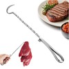 Stainless Steel Meat Hook Flipper, Handmade BBQ Turner Hooks, BBQF