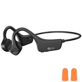 YouthWhisper 【Knochenleitungskopfhörer】Kabelloses Bluetooth-Headset, offener Ohrhörer, wasserdichte Leitungskopfhörer, leichtes Sport-Headset, USB-C-Ladung, 10H Arbeitszeit, Multi-Punkt-Pairing