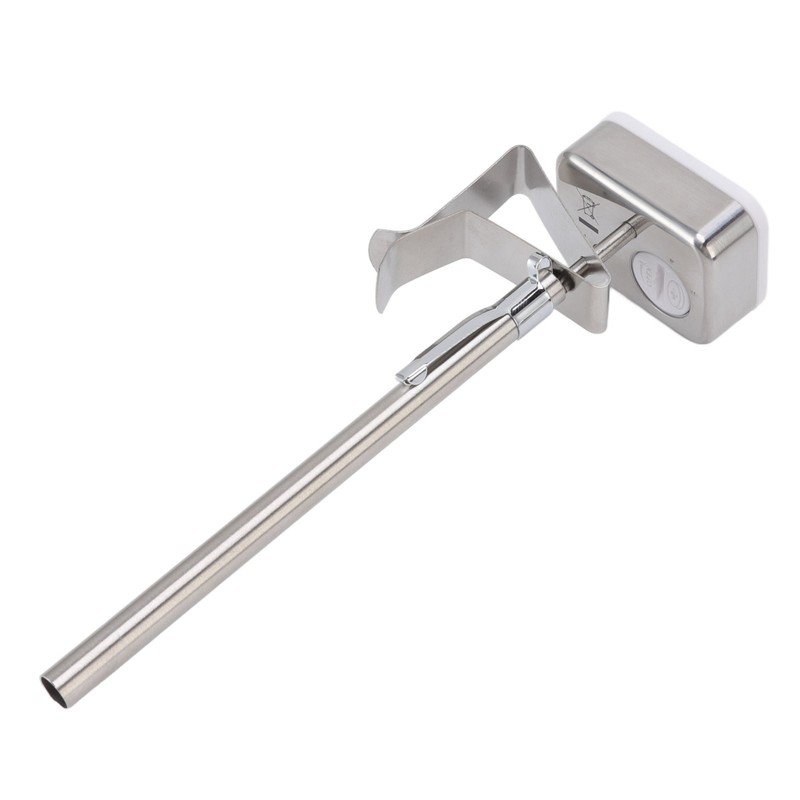 Food Thermometer Regulable Clip Large Display Screen Detachable Stainless Steel