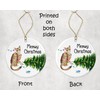 HTDesigns Abyssinian Cat Christmas Ornament - Funny Cats Ornaments -