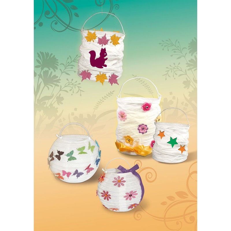 Ursus Paper Lantern, White, Diameter 130 mm