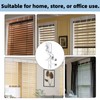 10PCS Valance Clips Transparent Plastic Window Blind Clips Hidden Channel