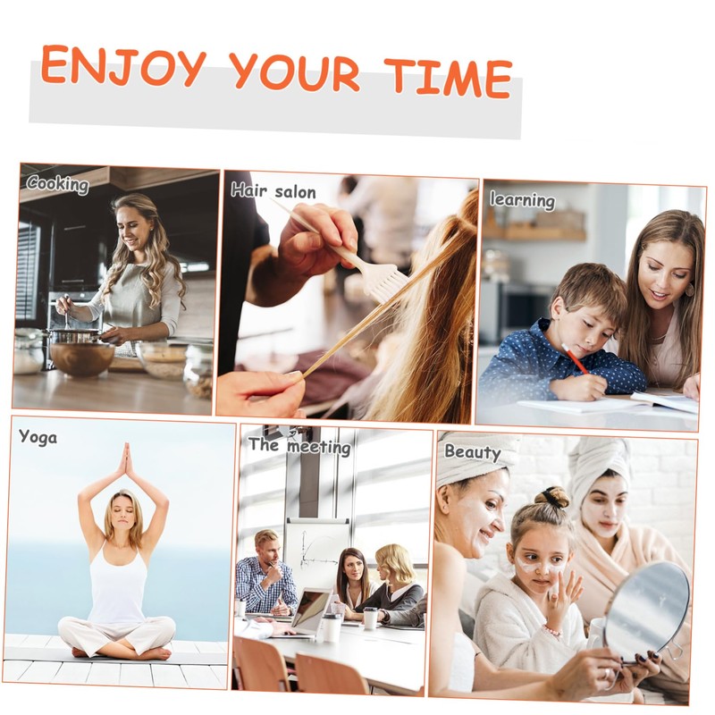 Ciieeo Wooden Sand Timer Clock Elegant Sandglass Decorative Table Timer