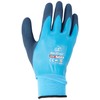 UCI AQUATEK Latex Waterproof Fully Coated Grip Work Gloves Blue