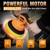 GLEX Electric Cordless Car Buffer Polisher, 6-inch Car Buffer Waxer