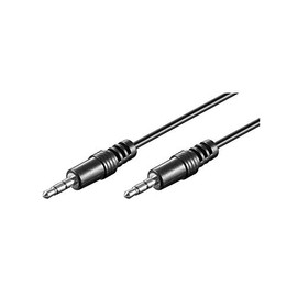 Wentronic AVK 119-1000 Q 10.0m Audio Video Cable 3.5 to 3.5mm Stereo Plug