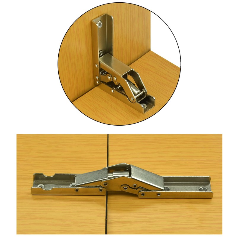 4 PCS 90-Degree Foldable Hinges for Cabinets