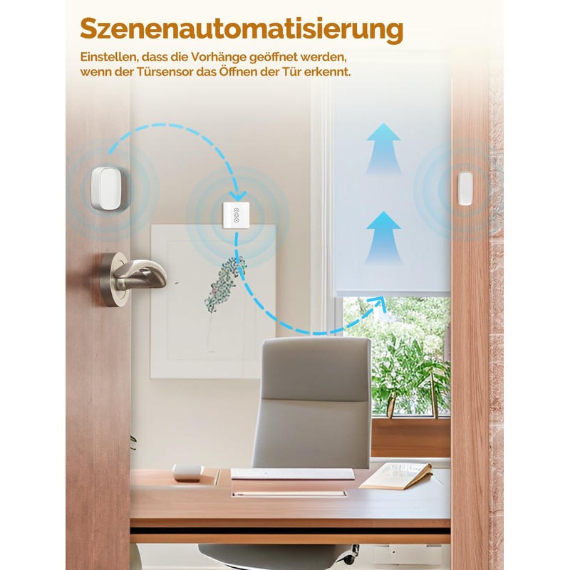 MOES 2.5D Roller Shutter Switch, Smart WiFi with Percentage Adjustment,