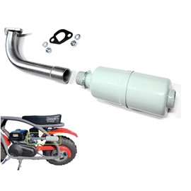 Exhaust With Muffler for: Coleman BT200x Mini Bike.