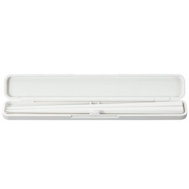 Mujin Ryohin Chopstick Set - White, Dimensions: 7.9 x 1.2 x 0.6 inches (20 x 3 x 1.5 cm), 02181208