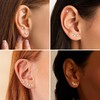 Gold Stud Earrings for Women Trendy Hypoallergenic Small Tiny Gold
