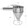 ALDKitchen Batter Dispenser | Funnel Dough Dispenser with Stand |