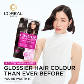L'Oreal Paris L'Oréal Paris Casting Crème Gloss, Semi-Permanent Hair Dye, Radiant & Natural Colour, Shade: Brown 400