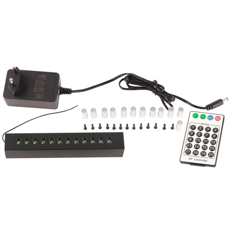 Fiber Optic Lights Kit 12 Holes 6W White Light Meteor