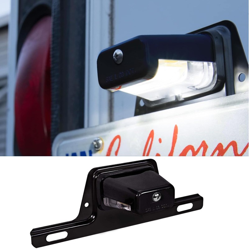 PerfecTech LED License Plate Light Waterproof 12V DC License Tag