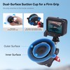 Suction Cup Car Phone Mount, 360°Rotating Car Phone Holder Video