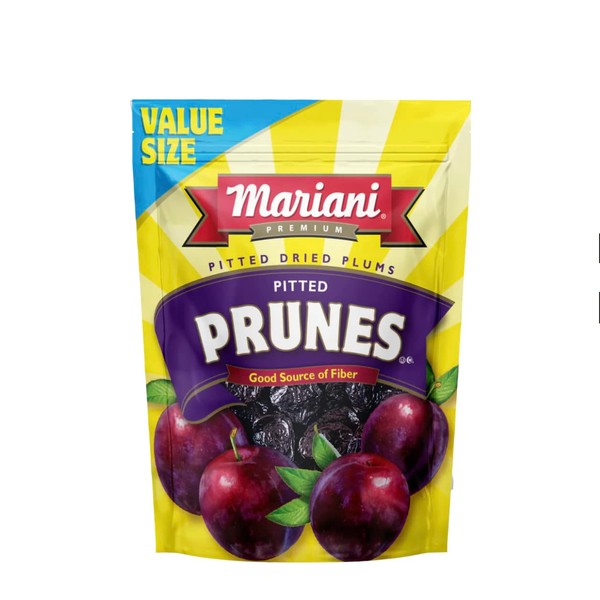 Mariani | Pitted Prunes | Dried Fruit | Healthy, Vegan, Gluten Free Snack for Kids & Adults | No Sugar Added | 32 Ounces (Pack of 1) - Resealable Bag