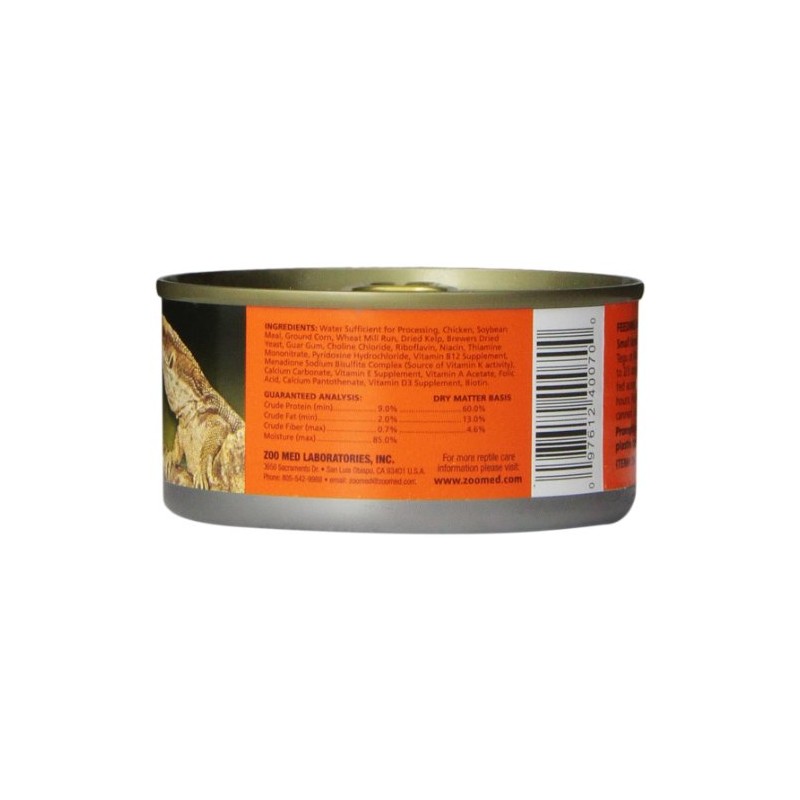 Zoo Med Laboratories SZMZM70 Tegu,Monitor and Carnivore Food, 6-Ounce