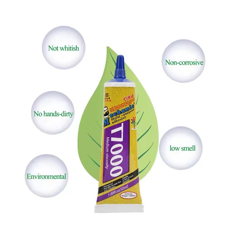 Mechanic T7000 Black Glue 50ml Cell Phone Screen Liquid Adhesive