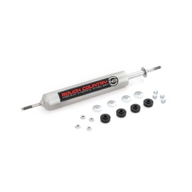 Rough Country N3 Steering Stabilizer Fits 1970-1979 [ Ford ] F150 Bronco Steering Damper 8733430 , Black