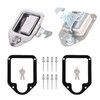 Ycsmyyds 2Pcs Tool Box Latch Truck Toolbox Lock with Gasket,