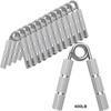 WANSPOORTS Silver Metal Hand Grip Set, 50LB-400LB 13 Pack No