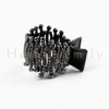 Herbeluemily Hair Claw Clip, Rhinestone Bijou Pony Holder, Hair Clip,