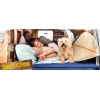 WESTTUNE NEW-Thick Memory Foam Camping Mattress Sleeping PadPortable Floor Mat