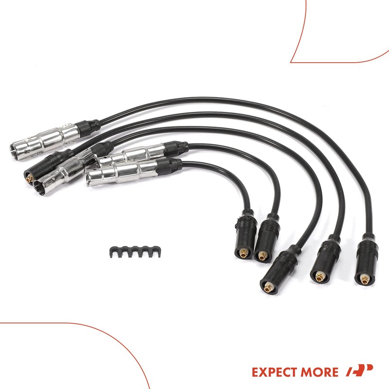 A-Premium Cable de bujía compatible con Volkswagen Jetta 1999, Cabrio
