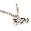 ChubbyChicoCharms Sinner with Devil Tail Single Charm 18" Necklace