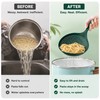 Large Scoop Colander Strainer for Cooking – Heat-Resistant Plastic Slotted
