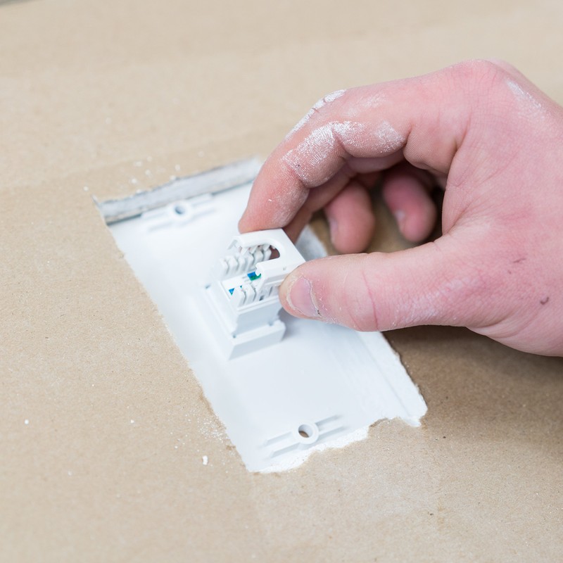 Legrand - OnQ Telephone Keystone Jack RJ25, 6P6C Insert, QuickConnect