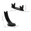 Sosoport 2pcs Black Acrylic Pen Display Stand with Stable Holder