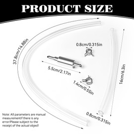 Brake Bleeding Kit, Universal Brake Bleed Kit with One Way Valve, Reusable Hydraulic Brake Bleeder, Motorcycle Clutch Bleeding Hose Durable, Bleeding Tool for Bicycles Motorcycles Cars