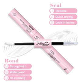 Lash Cluster Glue Waterproof Bond and Seal Lash Glue Long Lasting Eyelash Glue Strong Hold Bond and Seal 2-in-1 Adhesive for Home Work Party Use