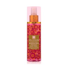 SPA CEYLON Kandyan Rose Body Spray, Exquisite Women's Fragrance Mist with Romantic Floral Notes & Rose Geranium Essence, Ideal for All Skin Types