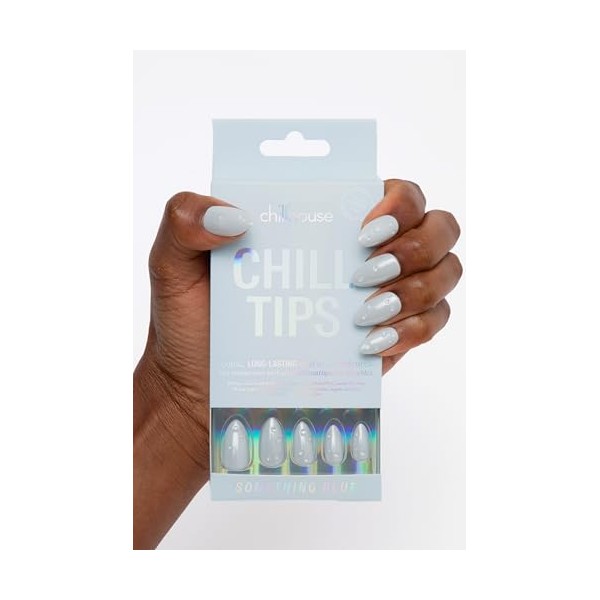 Chillhouse Chill Tips Signatures Press On Nails Kit, Something Blue