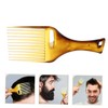 Mikinona Minimalist Amber Wide Tooth Comb Styling Braiding Tool for