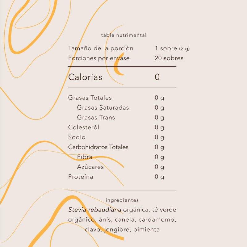 Té Chai Orgánico, 20 Sobres, Mayan Sweet