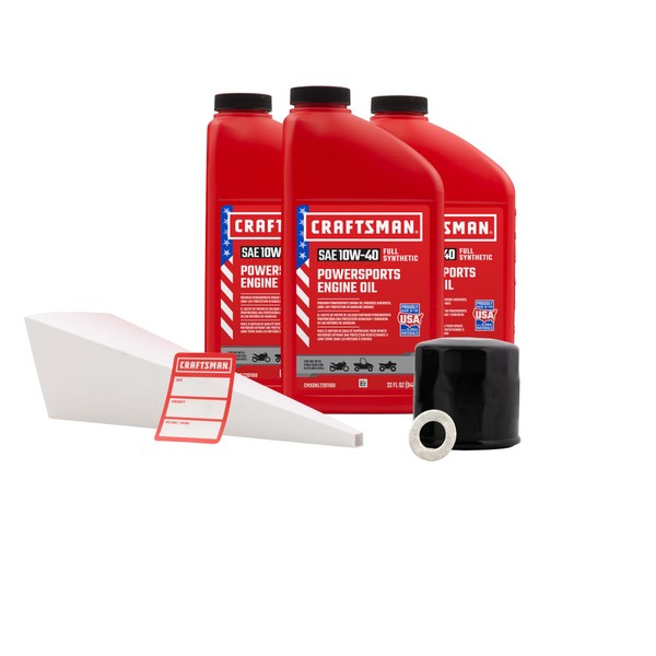 CRAFTSMAN Oil Change Kit compatible with Suzuki LT-V700F Twin Peaks