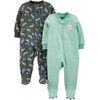 Simple Joys by Carter's Boys' 2-Pack Cotton Footed Sleep and