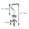 TAODAN 2PCS Heavy Duty Replacement Hook Hammock Accessory Metal Hook