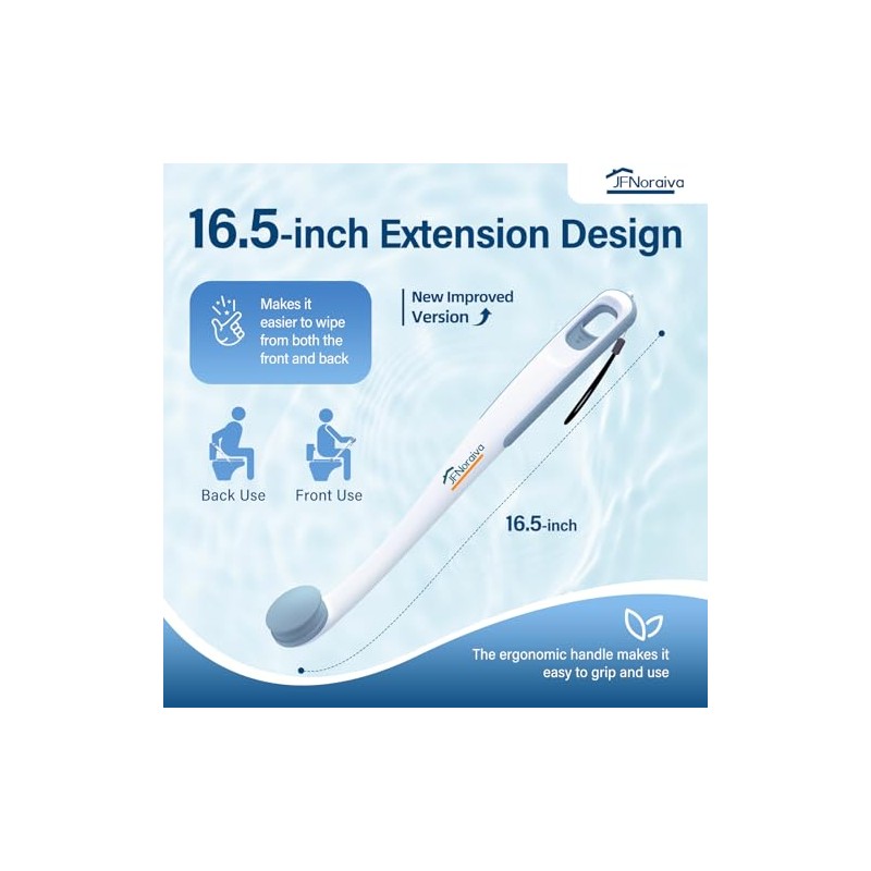 Toilet Aids for Wiping Bottom – Ideal for People Overweight,Elderly,