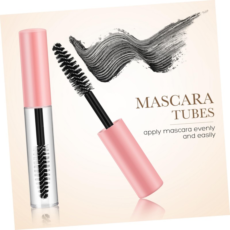 FOMIYES 6pcs Refillable Empty Mascara Tubes with Wands and Eyeliner