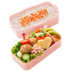 Skater PFLW4AG-A Ag+ Silver Ion, Antibacterial, Fluffy, Dome-Shaped Lid, 2-Tier