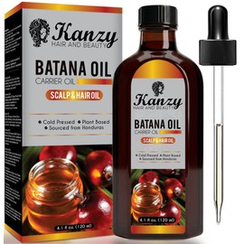 Kanzy Batana Oil 120ml, Pure Natural Hair Oil Deep Moisturizing Oil for Dry, Damaged Hair - Nourishes, Strengthens, and Softens - Suitable for All Hair Types