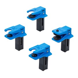 SHMZK 4 PCS Car Fluid Line Stopper, 3/8" 5/16" 1/2" Auto Brake Fluid Line Stopper Clamp Kit, Spring Loaded Fluid Stopper for Banjo Fitting Fuel Rail Hose A/C Line, Car Accessories