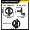 5140032-48 5140117-77 Table Saw Hand wheel table saw lift steering